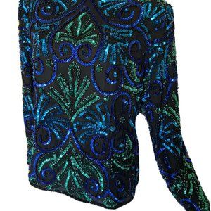 Bundle for Lornae Size XL Vintage 100% Silk Laurence Kazar top